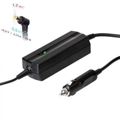 Akyga Charger Laptop Car AK-ND-43 19V/4.74A 90W 5.5X1.7MM Acer — image 1