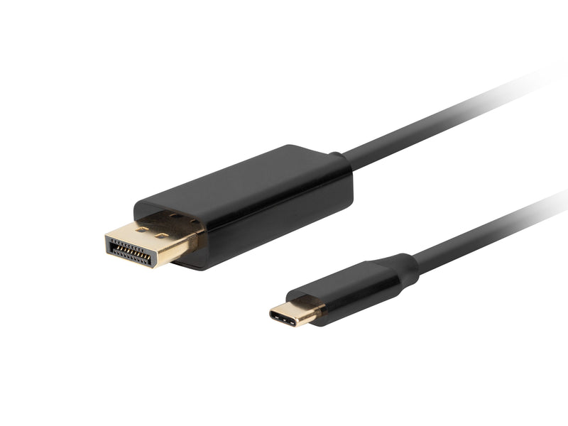 Lanberg USB Cable -c a DisplayPort Male/Male 1.8M 4K 60HZ Black