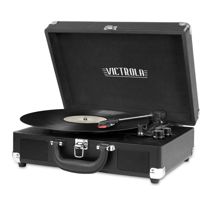 Victrola Tocadiscos Journey VSC-550BT Suitcase Black 3W Bluetooth