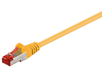 Goobay 13573 Network Cable Yellow 1M CAT.6 S/FTP (s-STP) — image 1