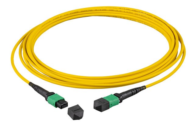 Efb Mtp Apc(f)-mtp Apc(f) Network Cable OS2 24 Fasern Type a Lszh Yellow 10M