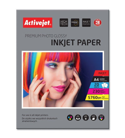Activejet AP4-230G20 (A4 20 Copias) Paper Glossy — image 1