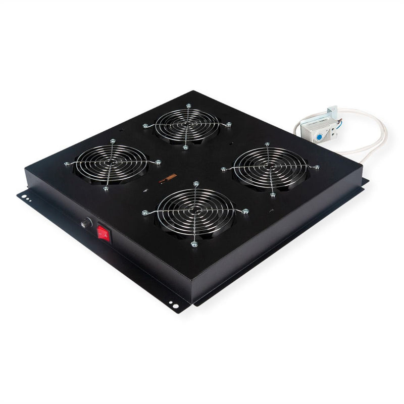 Dachluftereinheit 48,26CM 19PULGADAS 4 Fan Black