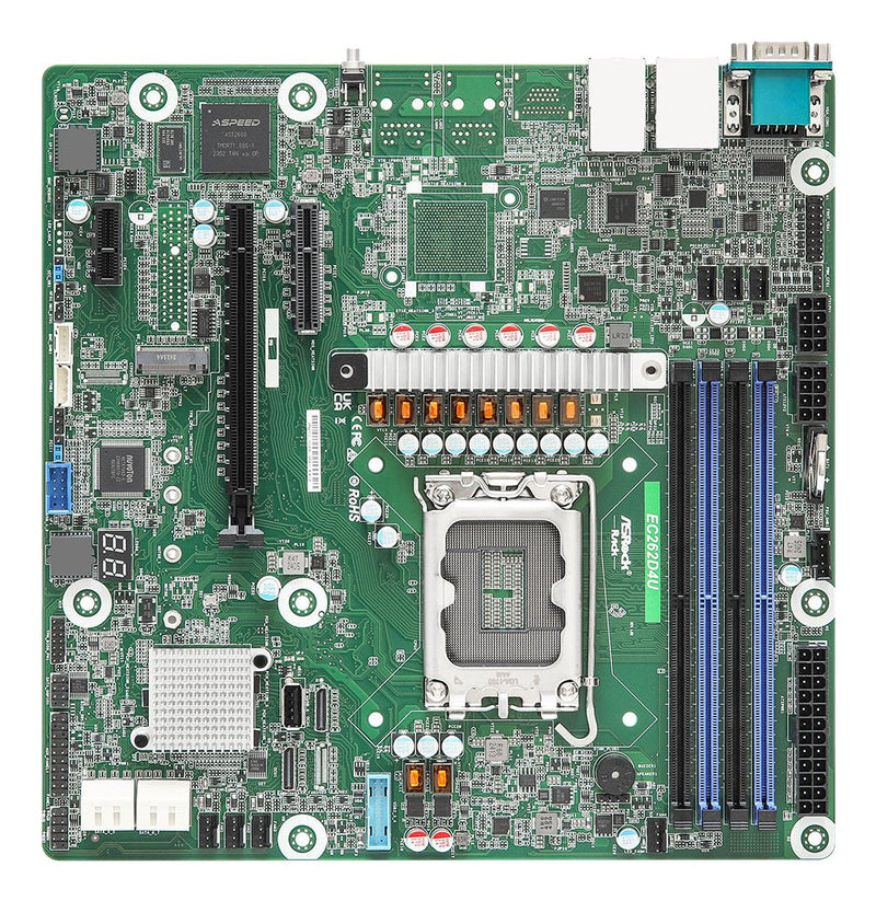 Asrock Motherboard EC262D4U Intel C262 Lga 1700 microATX