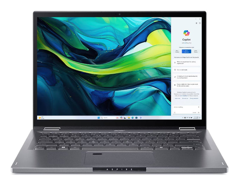 Acer Portátil ASP14-52MTN-505B Intel Core ULTRA5-115U 14 16GB 512GB W11H Gris
