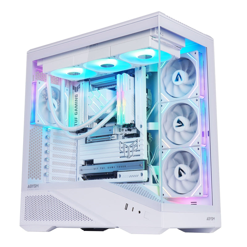 Abysm PC Case ATX Semitorre Arian Frame A400 White 1X3.5 1X2.5 USB-C GPU Max. 420MM