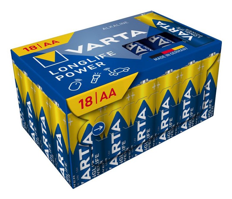 Battery Alkalina Longlife Power Big Box Aa - LR06 Box 18 Units Ø14,5 X 50,5MM