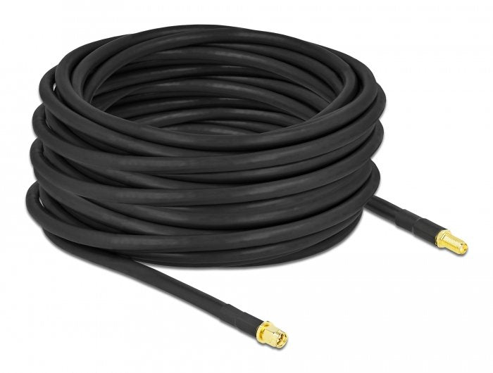 Delock Cable Antenna Sma Connector Male a Sma Connector Female Lmr CFD300 15M Low Loss