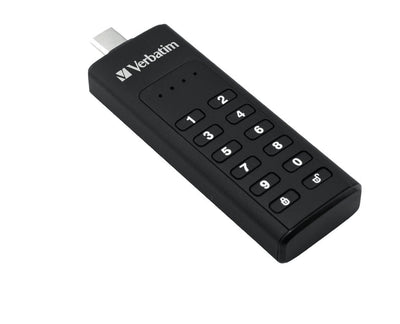 Verbatim USB Flash Drive 128GB 3.0 Typ a Keypad Secure Drive Aes — image 1