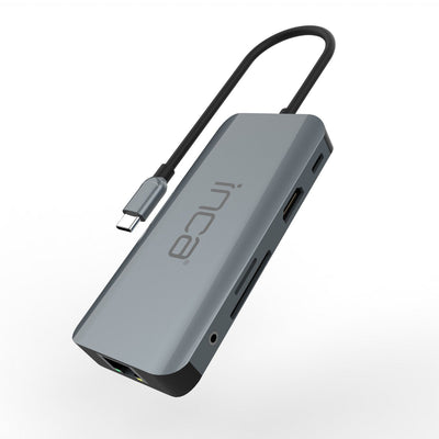 Inca Hub ITPC-10TX Interfaz USB Type-c 5000 Mbit/S Grey — image 1