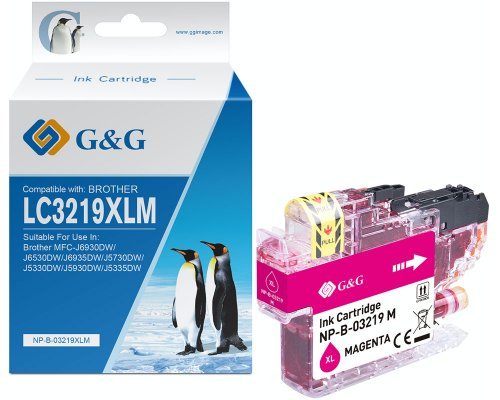 G&g Ink Compatible Brother LC-3219M Magenta