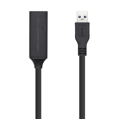 Aisens USB Cable 3.0 Prolongador With Amplicador - Type a/m-a/H - 5M - Black — image 1