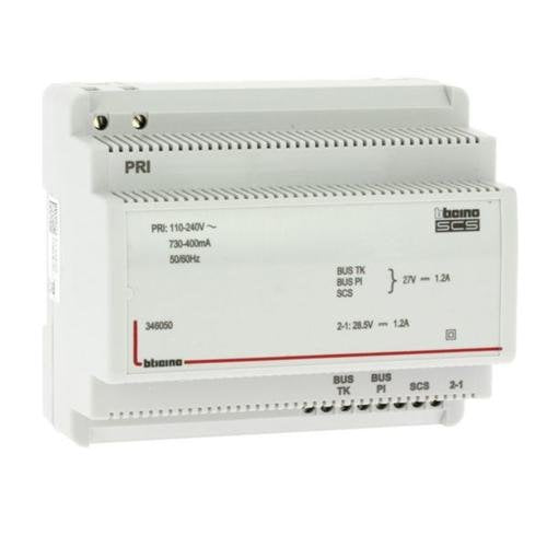 Bticino 346050 Power Equipo 2-CABLE M.videoadapter F.distribuidor Recessed 6TE Din
