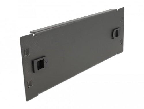 Delock 10 Gabinete Network Cover Ciega Without Tools 2 U Black — image 1