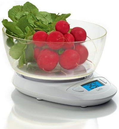 Laica Scale Kitchen KS1019 White Bol Large Capacity Display Retroiluminado Up To 5KG Precisión 1G — image 1