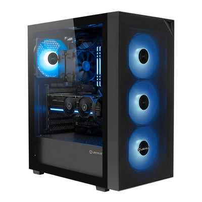 Unykach PC Case Revelat Mesh Compact Edition Box Atx, microATX, ITX - Side Glass Tempered - 3.5, 2.5 - USB-A 2 — image 1
