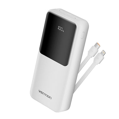 Vention Powerbank 20000MAH FHPW0 22.5W White Includes USB Cable Type-c And Lightning — image 1