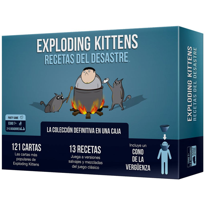 Set Of Desk Exploding Kittens Recetas Desastre Pegi 7