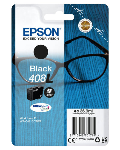 Epson Cartridge Genuine 408L Black - C13T09K14010 ML-36.9 — image 1
