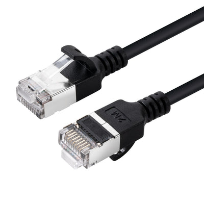 Microconnect V-FTP6A075S-SLIM Network Cable Black 7,5M CAT.6A U/FTP (STP) — image 1
