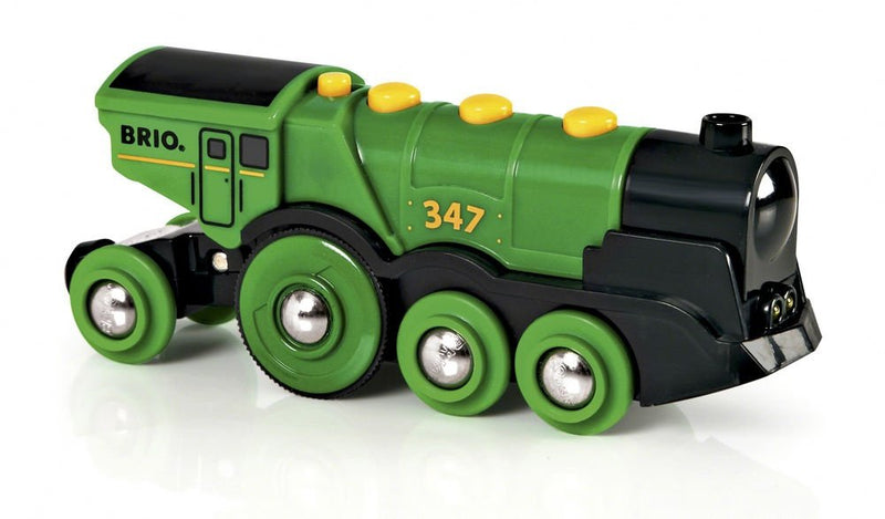 Brio World Locomotora Battery World Green Gustav, Vehículo Toy Green 33593