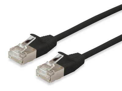 Equip Network Cable CAT.6A F/FTP 2x RJ45 1.00M Sw Slim Lszh — image 1