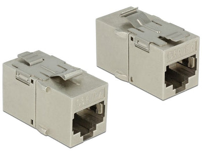 Delock Keystone Module RJ45 Jack RJ45 Jack CAT.6A Metal — image 1