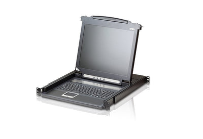 Aten CL1000M-ATA-AG Console KVM LCD 17 + Keyboard + Touchpad 19 1U English — image 1