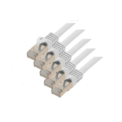 S-conn CAT.7 S/FTP 5M Network Cable White CAT.7 S/FTP (s-STP) — image 1