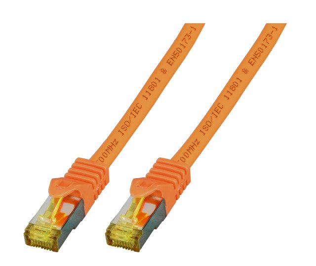 Efb RJ45 Network Cable S FTP, CAT.6A, Lszh, CAT.7 ROHK.,20M, Orange