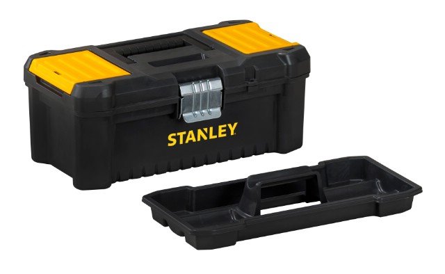 Black & Decker STST1-75515 Piece Small And Box Of Tools Metal Plastic Black Yellow