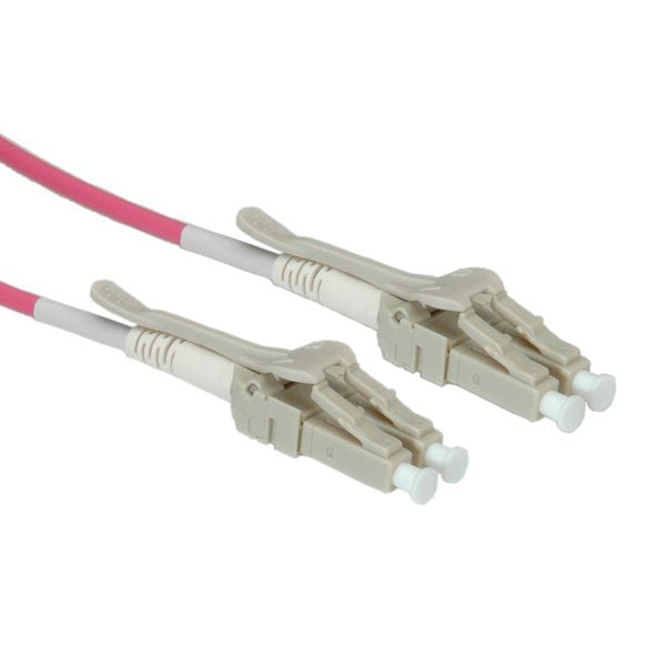 Roline Lwl-cable 50 125UM OM4 Lc Low-loss-stecker Fr Hohe Dichte Violett 0,5M