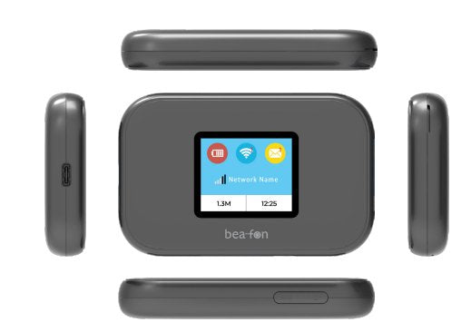 Beafon Router Wireless MR3_EU001B Band Única (2,4GHZ) 4G Black