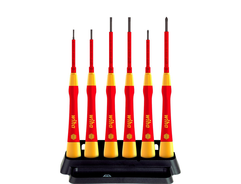 Wiha Kit Screwdrivers Finos Picofinish Electric