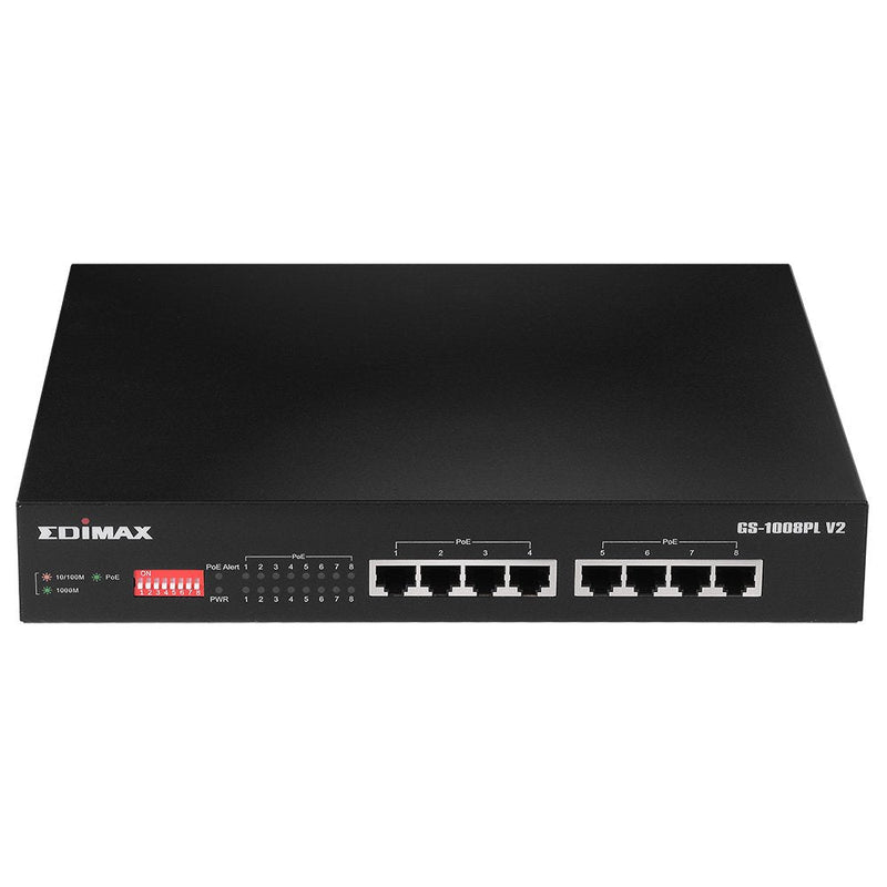 Edimax Switch Gigabit 8-PORT Long Range PoE Switch