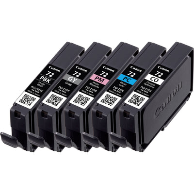 Canon Genuine Ink Multipack Cartridge Ink PGI-72 Pbk/Gy/Pm/PC/Co — image 1
