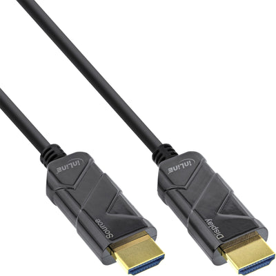 Inline Cable HDMI Aoc, HDMI Cable Ultra High Speed 8K4K, Black 30M — image 1