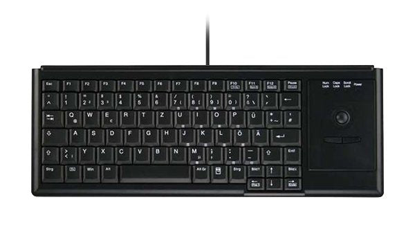 Contour Design Active Key AK-4400-TU Keyboard USB Qwertz German Black