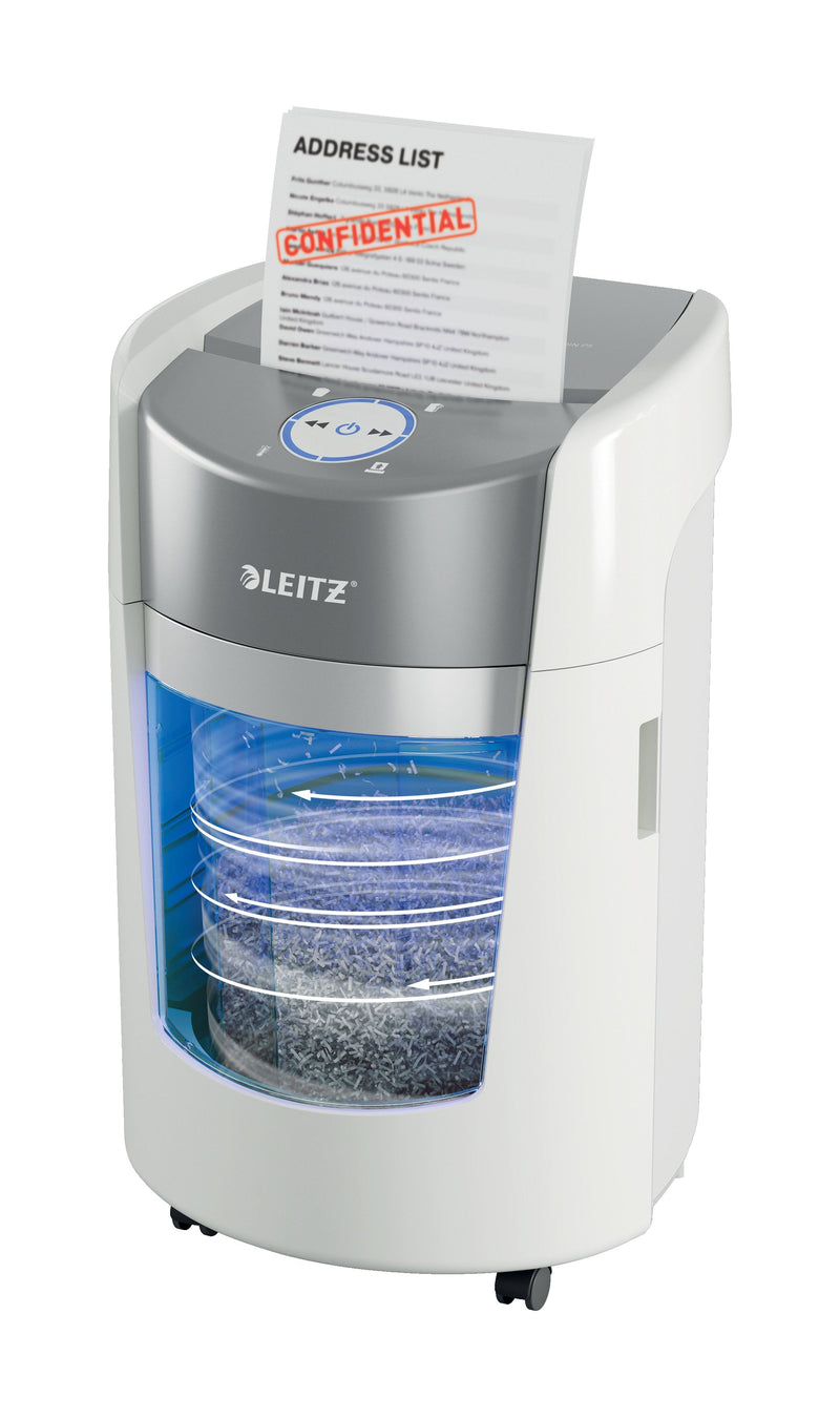 Leitz Iq Optimax Small Office 350 Triturador Paper Microcorte 58 dB 22,3CM Grey White