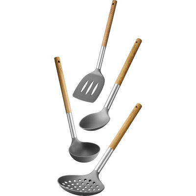 Lamart LT3900 Set Of Utensilios Kitchen 4 Pieces Brown Grey — image 1