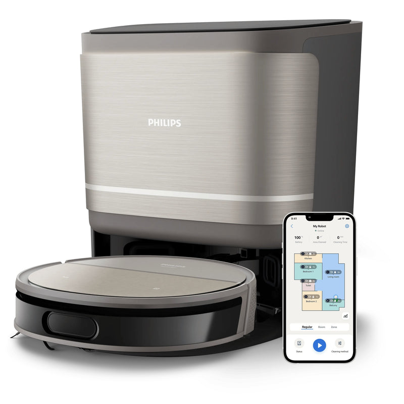 Philips Robot Vacuum Cleaner XU9100 10 Homerun Aqua Black (XU9100/10)