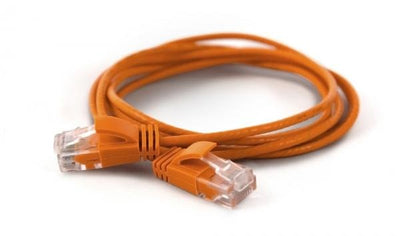 Wantecwire UTP, Cable Extra Thin CAT.6A, D 2,8MM, Orange Length 1,50M — image 1