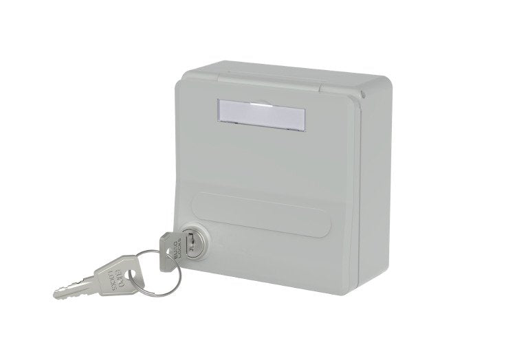 Metz Connect IP44 Sg Up-gehäuse Modul Unbepiezam Grey