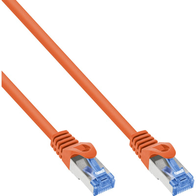 Inline® Patch Cable CAT.6A, S/FTP, Tpe (lszh), Cca, Orange, 0.3M — image 1