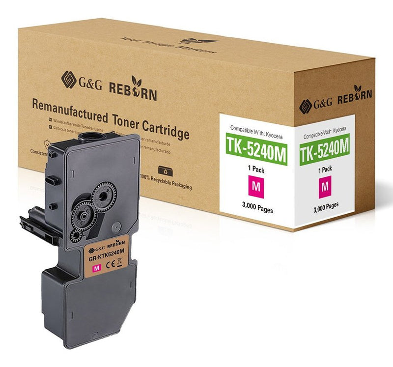 G&g Reborn-toner Compatible With Kyocera TK-5240M
