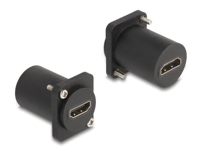 Delock 88109MÓDULO Type-d HDMI 8K 60HZ Female a Female With Screws Black — image 1