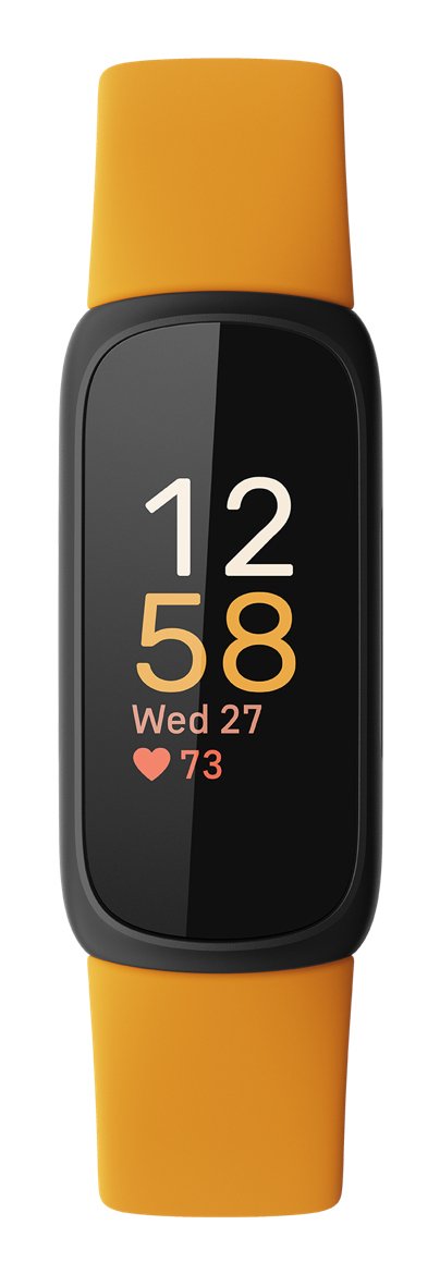 Fitbit Inspire 3 Fitness Tracker, Black Morning Glow