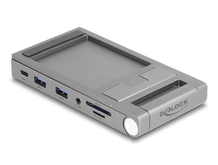 Delock 88199 Dockingstation Tablet And Laptop 4K With Stand Integrado - HDMI / USB / Hub / SD / microSD / PD 3