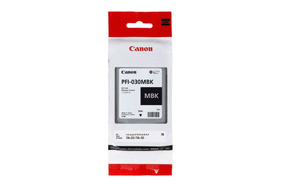 Canon Cartridge Ink Black Matte PFI-030 Black Matte/55ML/ Compatible Plotter Canon TA-20, TA-30 — image 1