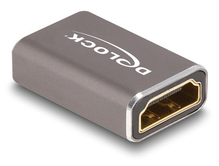 Delock HDMI Adapter Female a Female 8K 60 HZ Grey Metall